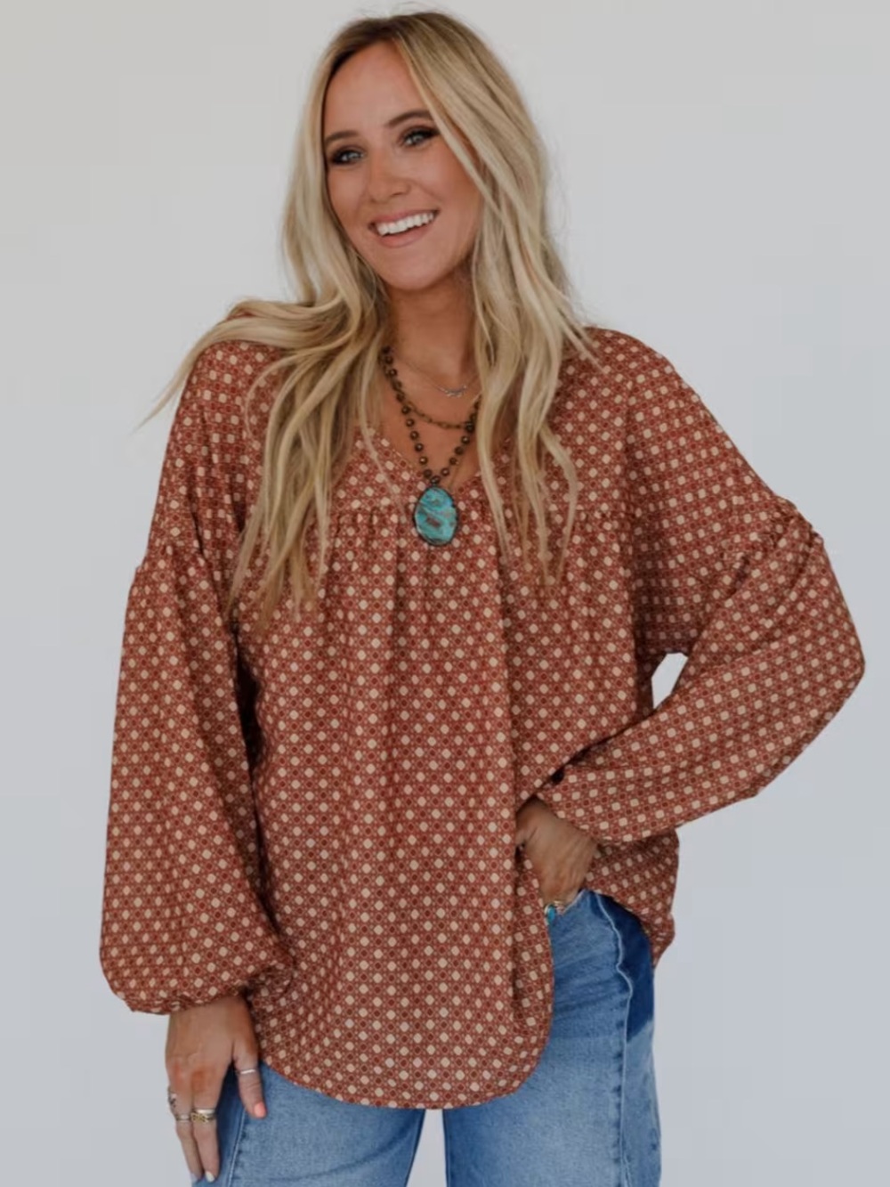 Boho Peasant Blouse